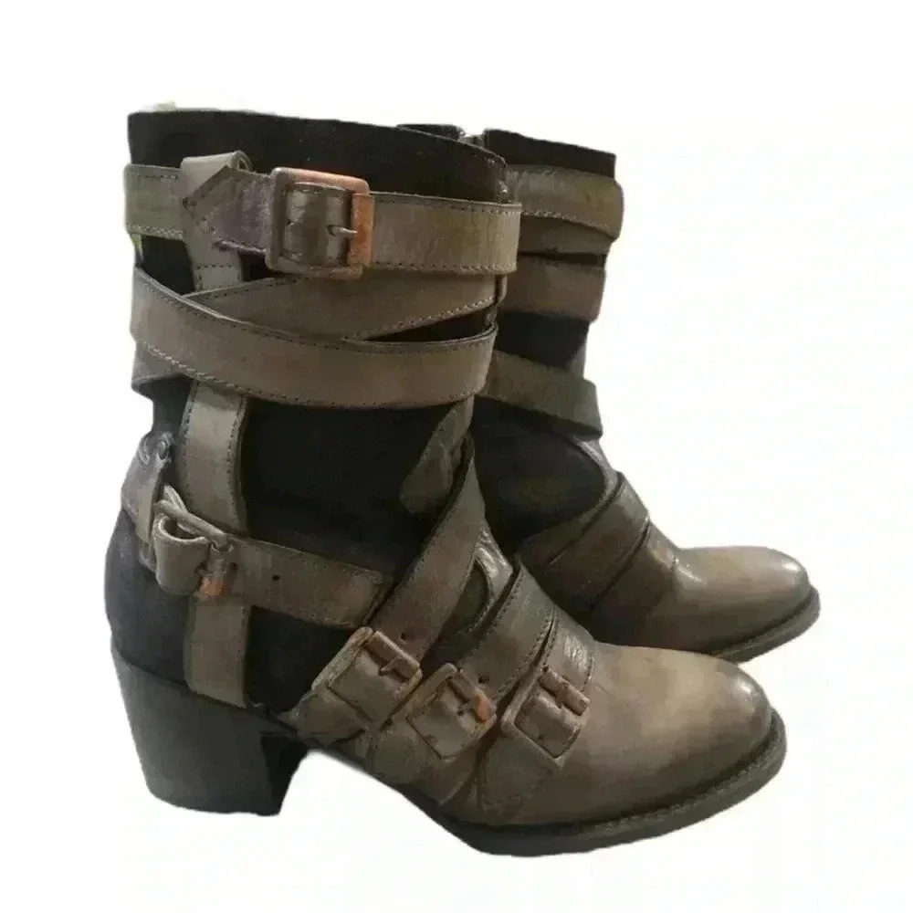 Freebird By Steven Distressed Boots Size 7 Colt